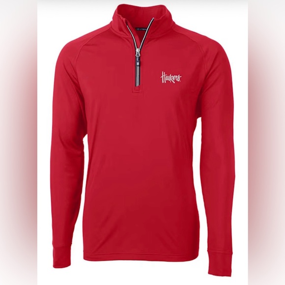 Russell Athletic Other - Russell Athletic Red Huskers Quarter-Zip Lightweight Pullover